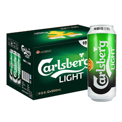 Carlsberg/嘉士伯特醇啤酒500ml*12听