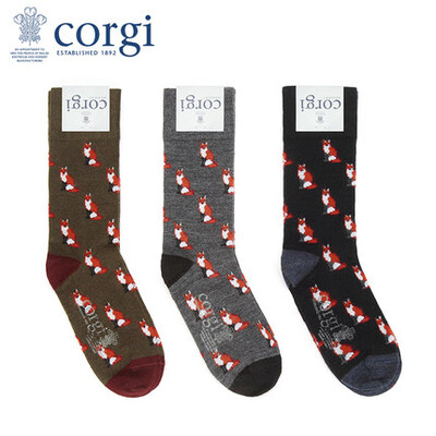 Corgi/柯基混纺系列羊毛袜80354659