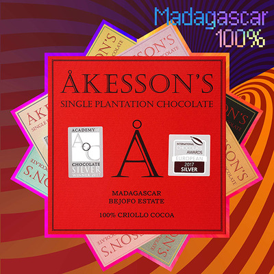 Akesson criollo 100%马达加斯加黑巧克力
