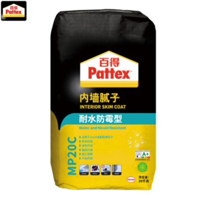 Pattex/汉高百得耐水防霉腻子MP20C 20kg