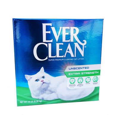 Ever Clean/蓝钻绿标无香除臭抗菌膨润土猫砂25磅