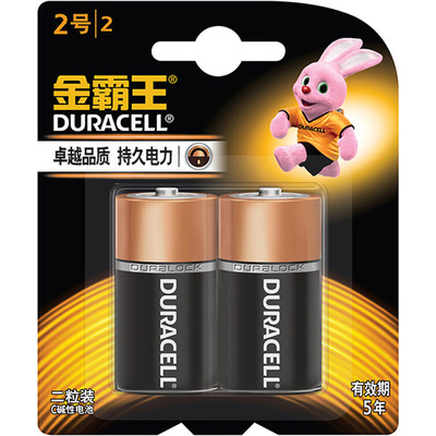 Duracell/金霸王碱性2号电池2节
