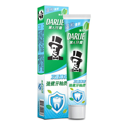 DARLIE/黑人双重薄荷系列强健牙釉质牙膏（温和清新）180g