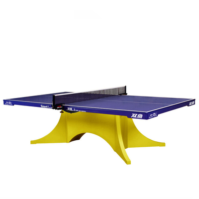 DOUBLEFISH/双鱼室内固定式乒乓球桌展翅2-B型