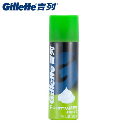 Gillette/吉列清新柠檬型剃须泡沫210g