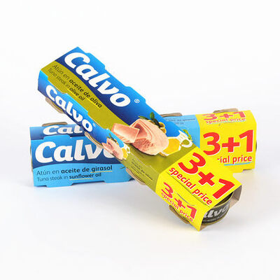 Calvo/凯芙大蒜橄榄油浸金枪鱼罐头