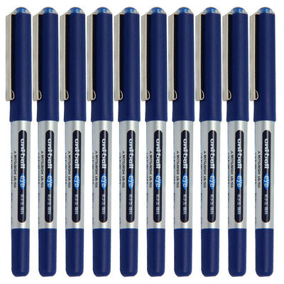 Uni mitsubishi pencil/三菱0.5mm蓝色中性笔10支装UB-150