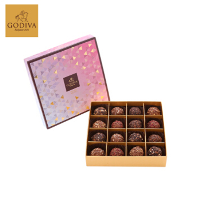 Godiva/歌帝梵璀璨系列松露形巧克力礼盒16颗装
