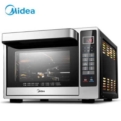 Midea/美的32L智能一键触控台式烤箱T4-L326F
