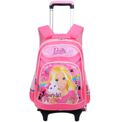Barbie/芭比可拆卸拉杆包DB96047粉色