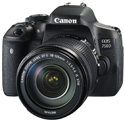 Canon/佳能EOS 750D(18-135)单反相机套机APS-C画幅