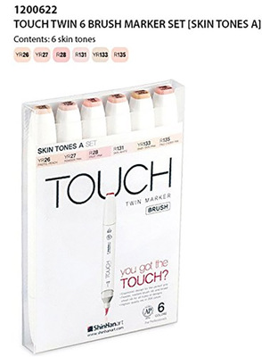 TOUCH TWIN BRUSH Marker 系列绘画马克笔