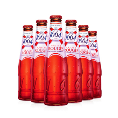 凯旋1664红果啤酒250ml*6瓶