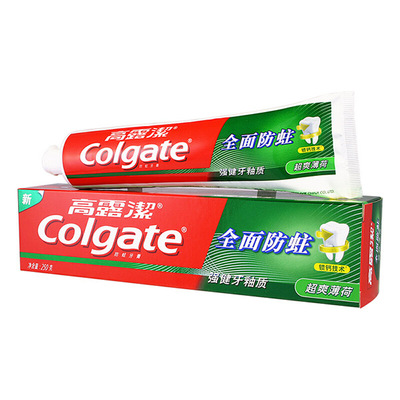 Colgate/高露洁全面防蛀超爽薄荷牙膏250g