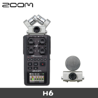 Zoom多功能6轨专业级便携手持录音笔H6