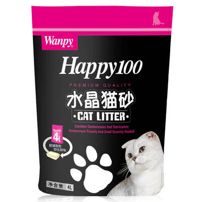 Wanpy/顽皮大颗粒猫砂低粉尘水晶猫砂4L