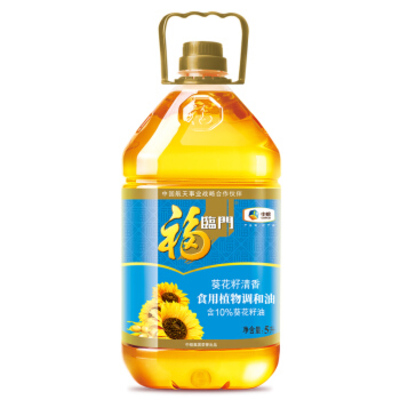 Fortune/福临门葵花籽清香食用植物调和油5L