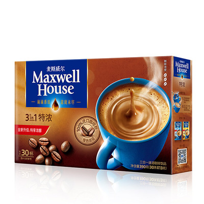 MAXWELL HOUSE/麦斯威尔特浓速溶咖啡30条