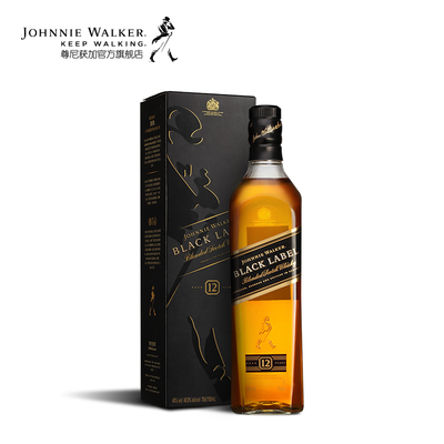 Johnnie Walker/尊尼获加黑方经典调配型苏格兰威士忌700ml