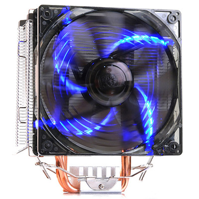 超频三炫酷蓝光风冷CPU散热器东海X5