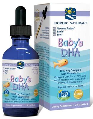 Nordic Naturals/挪帝克 DHA infant专业版婴幼儿DHA鱼油60ml
