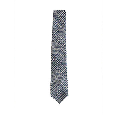 Massimo Dutti混纺领带系列 丝质/亚麻/羊毛格纹领带
