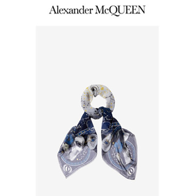 Alexander McQueen Solstice真丝雪纺披巾
