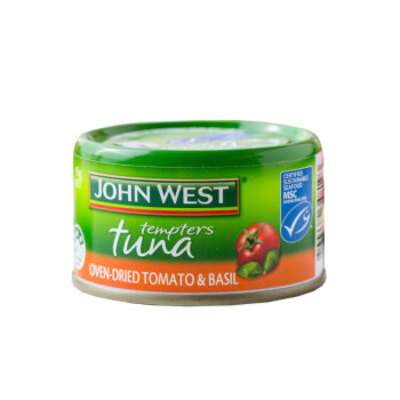 John West/西部约翰番茄罗勒味金枪鱼罐头95g