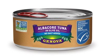 Genova Albacore Tuna in Olive Oil No Salt Added罐头