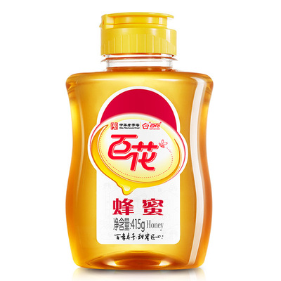 百花天然蜂蜜挤压瓶415g/瓶