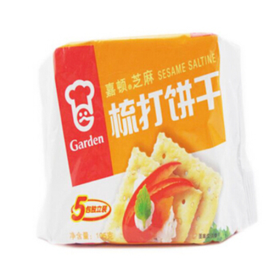 Garden/嘉顿芝麻味苏打饼干105g